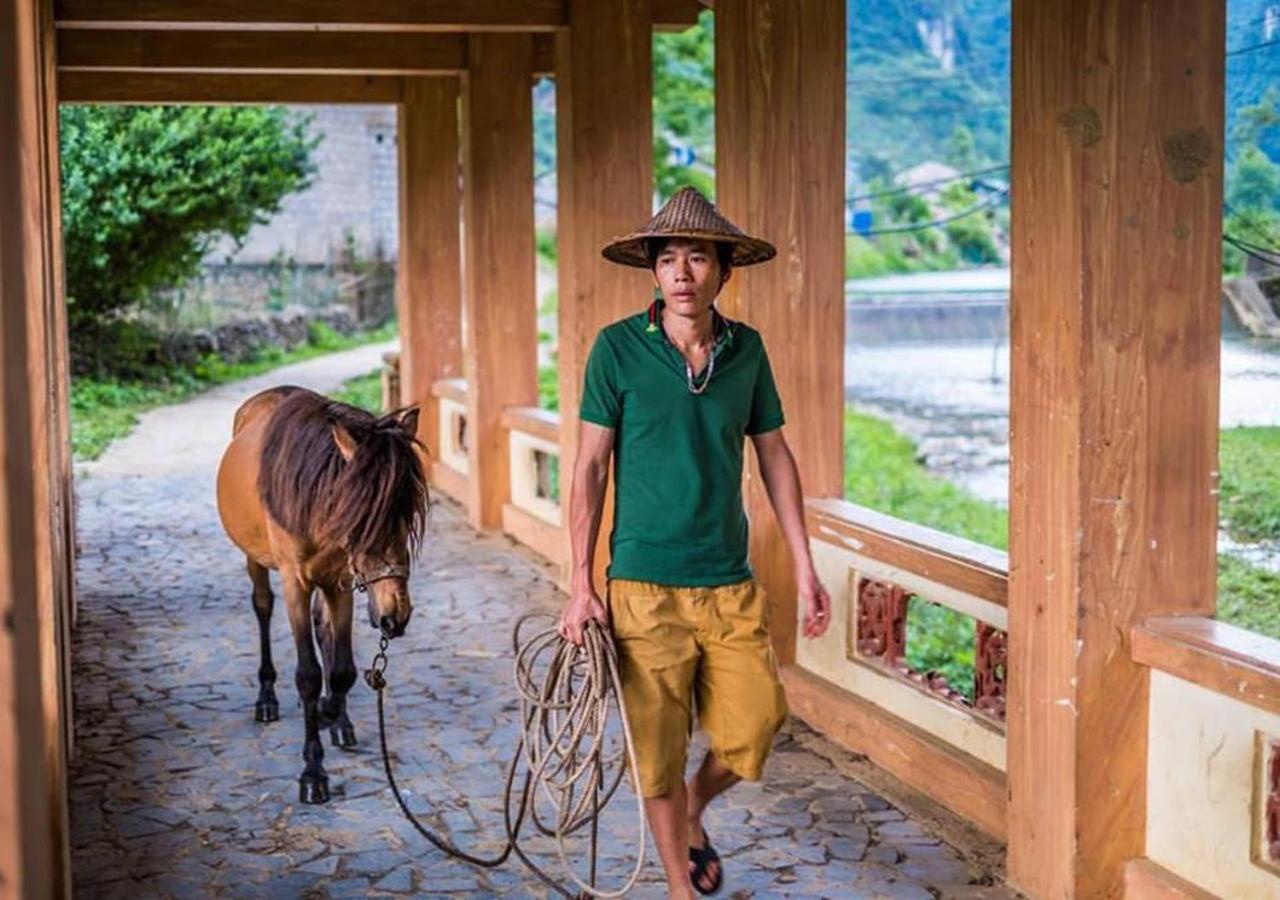 A Sy Ban Gioc Homestay - Lang Da Khuoi Ky Cao Bang Exterior photo